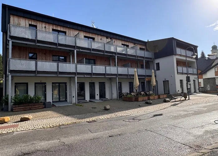 Luxusni Apartman Grand V Centru Harrachova Se Saunou, Wallboxem Ev, Parkovanim Zdarma, Netflix A Hbo, Velkym Balkonem A Vyhledem Na Certovu Horu ,Sjezdovku A Skokanske Mustky